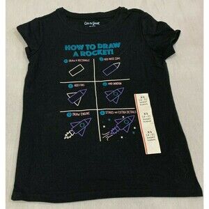 NWOT CAT JACK  GIRLS SHIRT SIZE 4-5